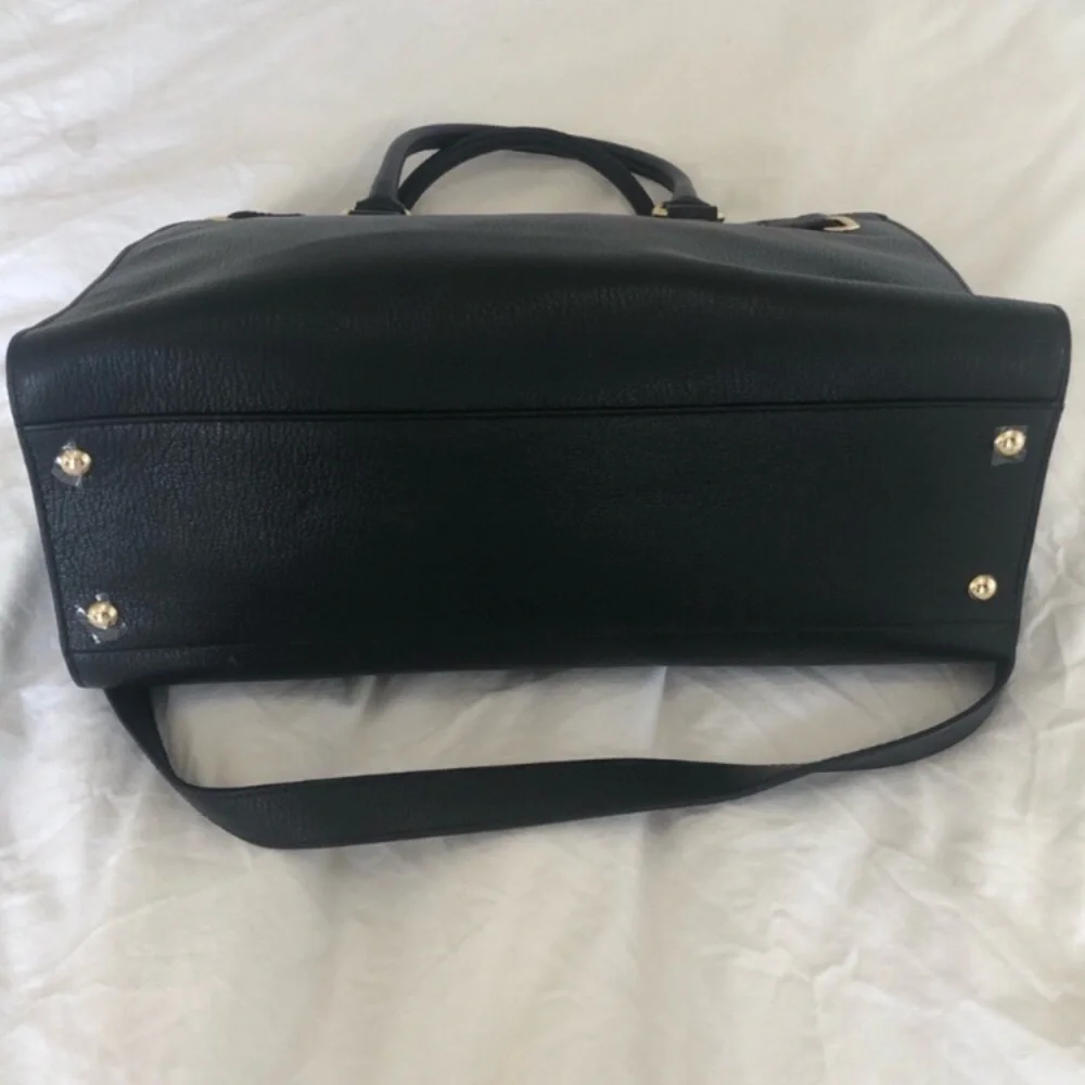 Michael Kors Black Top Handle & Shoulder Chain  Tote Bag